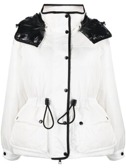 Moncler: Пуховик с капюшоном 
