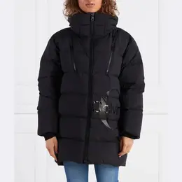Calvin Klein: Чёрный пуховик 