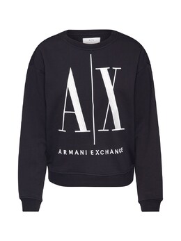 Armani Exchange: Чёрный свитер 