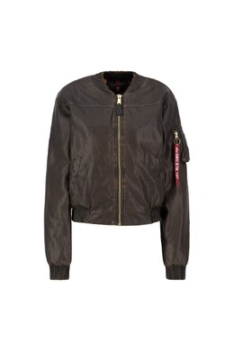 Alpha Industries: Кожаная куртка 