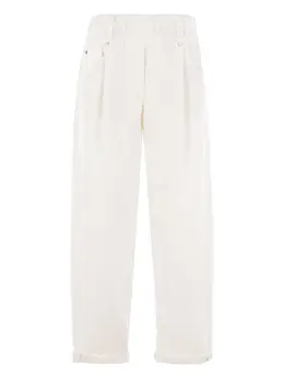 Brunello Cucinelli: Белые брюки 