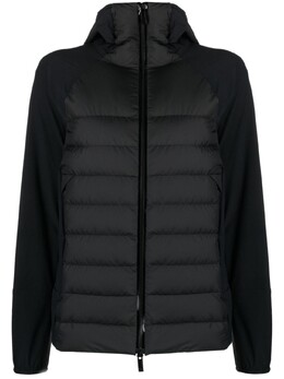 Moncler: Чёрный пуховик 