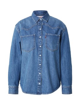 Levi's: Синяя блуза 