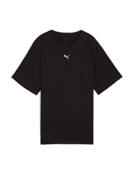 PUMA: Чёрная футболка  Ess