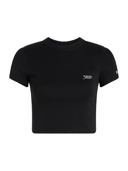 Tommy Jeans: Чёрная футболка 