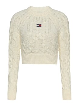 Tommy Jeans: Белый свитер 