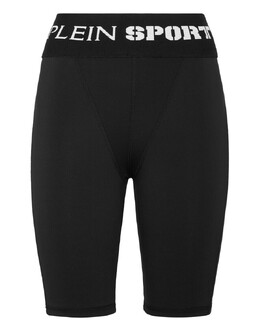 Plein Sport: Чёрные легинсы 