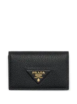 Prada: Чёрный картхолдер 