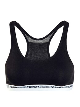 Tommy Jeans: Чёрный бюстгальтер 