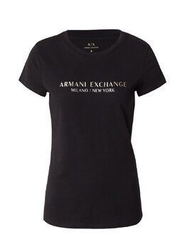 Armani Exchange: Чёрная футболка 