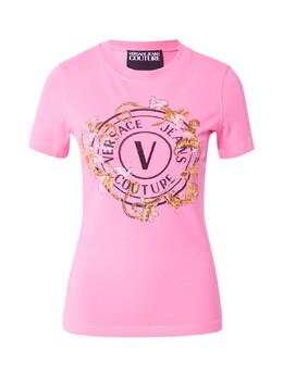 Versace Jeans Couture: Розовая футболка 