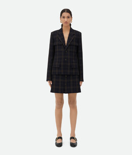 Bottega Veneta: Куртка в клетку 