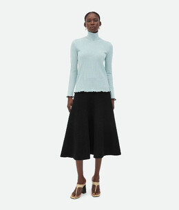 Bottega Veneta: Топ в клетку 