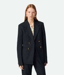 Bottega Veneta: Куртка в полоску 