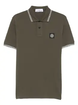Stone Island: Зелёное поло 