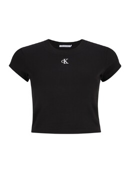 Calvin Klein Jeans: Чёрная футболка 