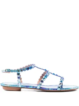 Aquazzura: Голубые сандалии  Tequila