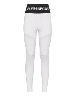Plein Sport: Белые легинсы 