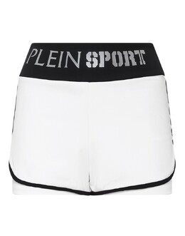 Plein Sport: Белые шорты 