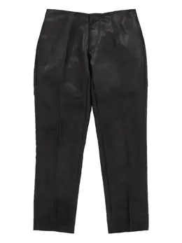 MM6 Maison Margiela: Чёрные брюки 