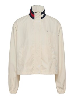 Tommy Jeans: Белая куртка  Essential