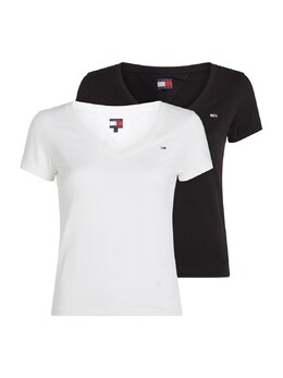 Tommy Jeans: Чёрная футболка 