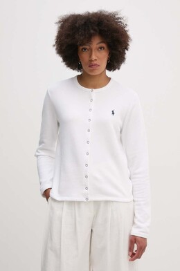 Polo Ralph Lauren: Белый кардиган 
