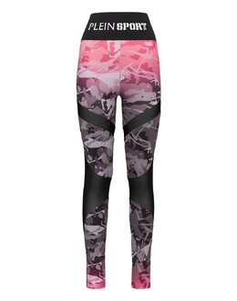 Plein Sport: Розовые легинсы 