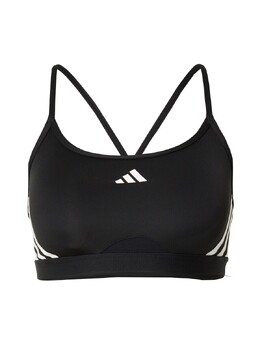 adidas Performance: Чёрный бюстгальтер 