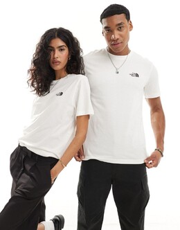 The North Face: Белая футболка  Simple Dome