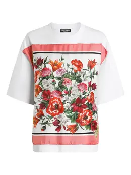 Dolce & Gabbana: Хлопковая футболка  T