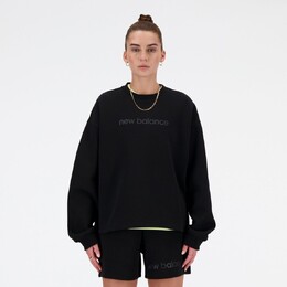 New Balance: Чёрный свитер 