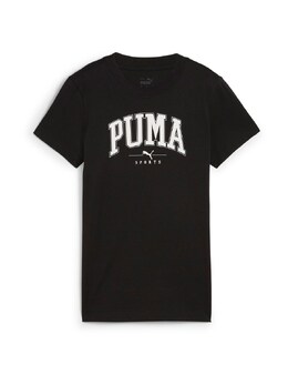 PUMA: Чёрная футболка 