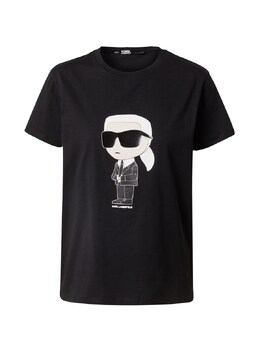 Karl Lagerfeld: Чёрная футболка  Ikonik