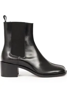 Maison Margiela: Чёрные ботинки  Tabi