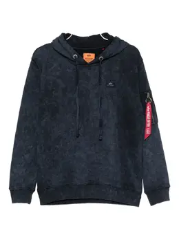 Alpha Industries: Синяя толстовка 