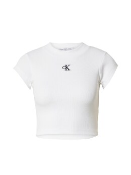 Calvin Klein Jeans: Белая футболка 