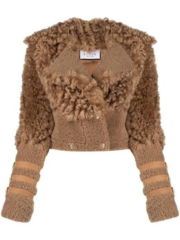 Philipp Plein: Дублёнка  Gothic Plein