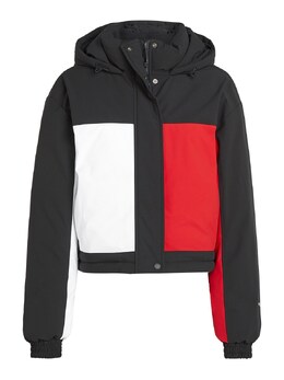 Tommy Jeans: Чёрная куртка 