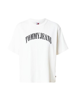 Tommy Jeans: Белая футболка 