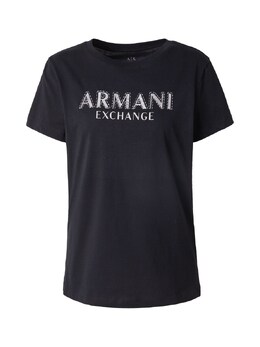 Armani Exchange: Чёрная футболка 