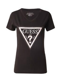 GUESS: Чёрная футболка 