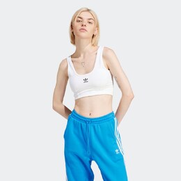 Adidas Originals: Белый бюстгальтер 