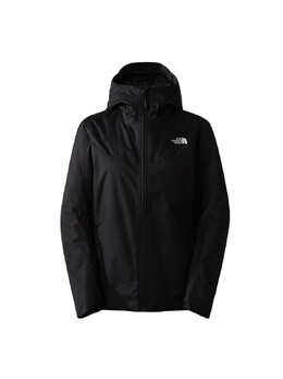 The North Face: Чёрный пуховик  Quest