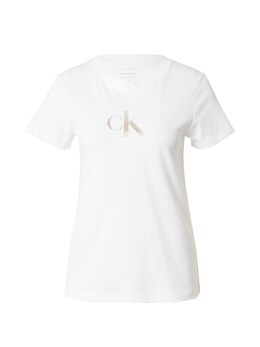 Calvin Klein Jeans: Белая футболка 