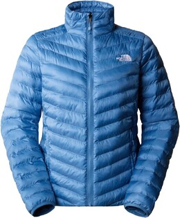 The North Face: Синий пуховик 