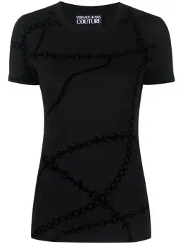 Versace Jeans Couture: Футболка с принтом 