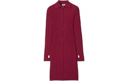 Burberry: Платье с длинным рукавом 