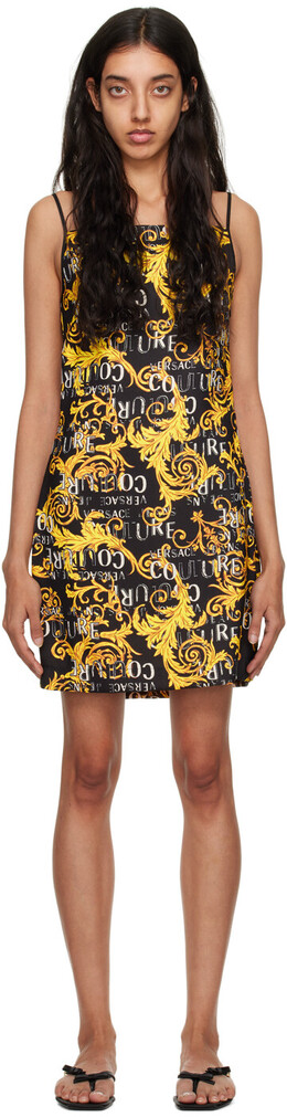Versace Jeans Couture: Чёрное платье 