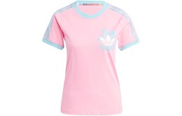 Adidas Originals: Розовая футболка 